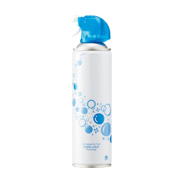 （まとめ）アース製薬 トイレの消臭スプレースッキーリエア！ フローラルソープの香り 350ml 1セット（3本）10セット