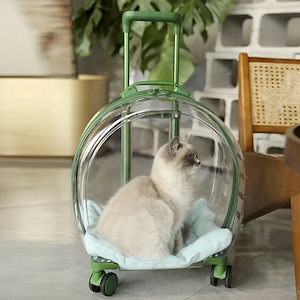 猫のかばん 保温大容量猫包 冬猫犬航空箱 ペットのロッド宇宙カプセル 外出用のスーツケース