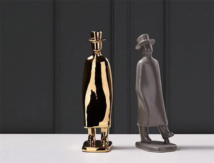 2025新品限定スタイル 酒箱置物 北欧スタイル キャラクター歩き置物 モデルルーム置物 オフィス置物 リビングルーム 彫刻 ソフト置物 上品映え おしゃれな