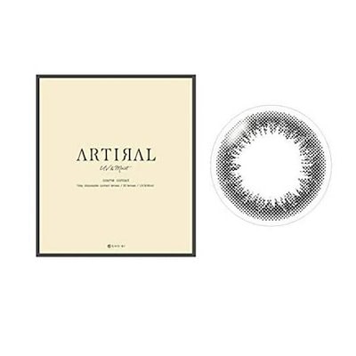 他サイト： ARTIRAL(アーティラル) UV&Moist 1day ブラック 30枚入 (-0.50 度あり)の商品画像