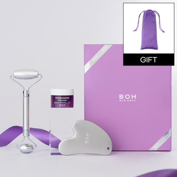 バイオヒルボ プロバイオダム リフティング フェイスローラー + カッサマサ低企画(リフティングクリーム10ml追加贈呈)