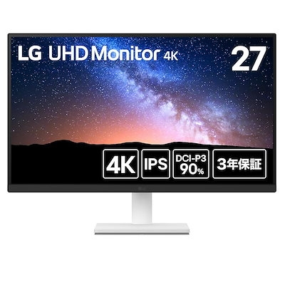 他サイト： LG モニター ディスプレイ 27US500-W 27インチ 4K(3840×2160)/IPS/の商品画像