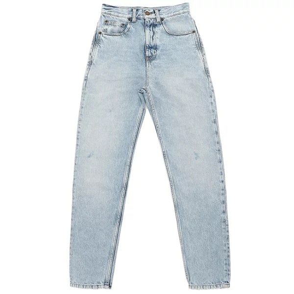 パンツ ブルー レディース SAINT LAURENT PARIS 757299 YG863 4297