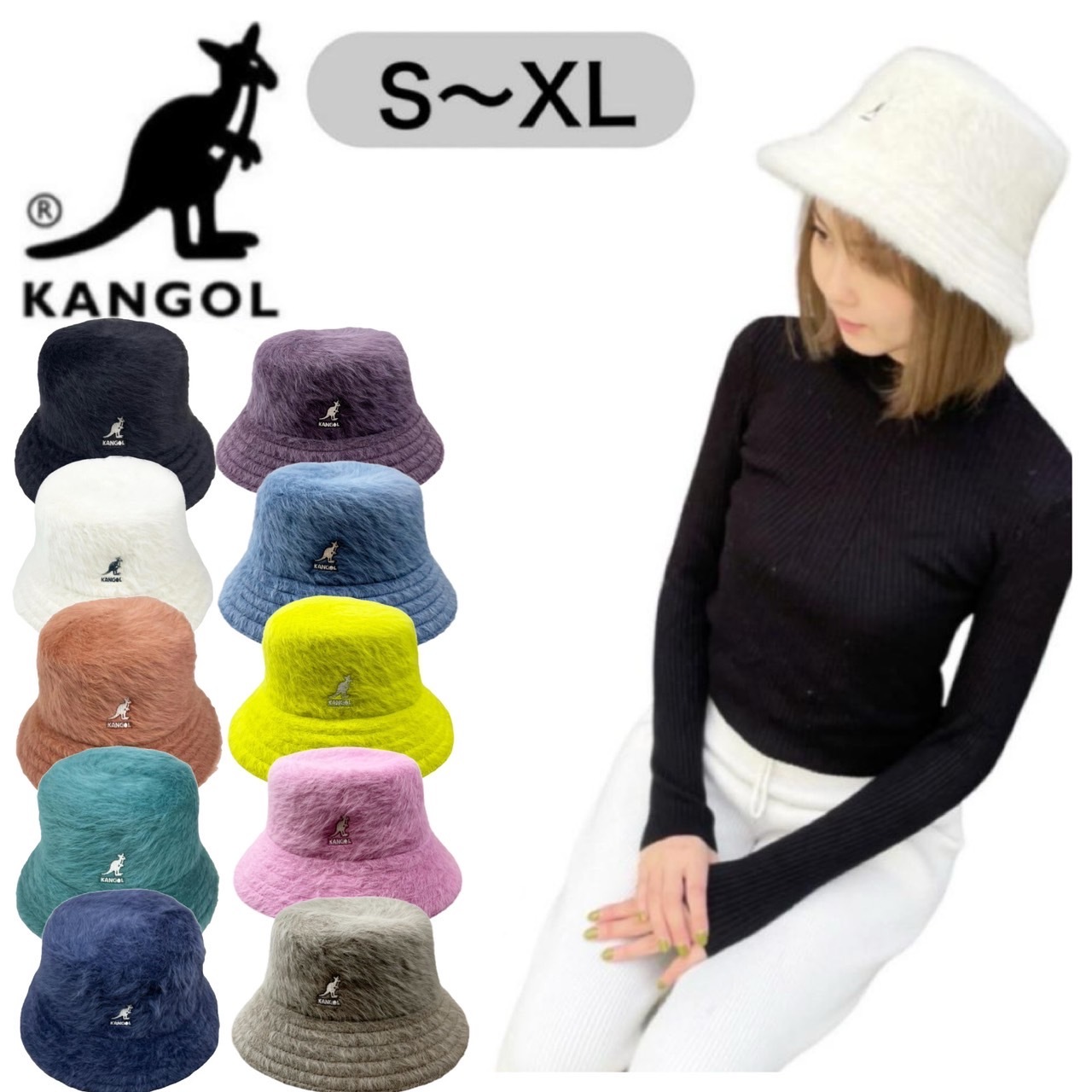 カンゴール Kangol 帽子 バケハ ハット K3477 メンズ レディース 234-069603 ファーゴラ ファー バケットハット 秋 冬 KANGOL FUGORA BUCKET
