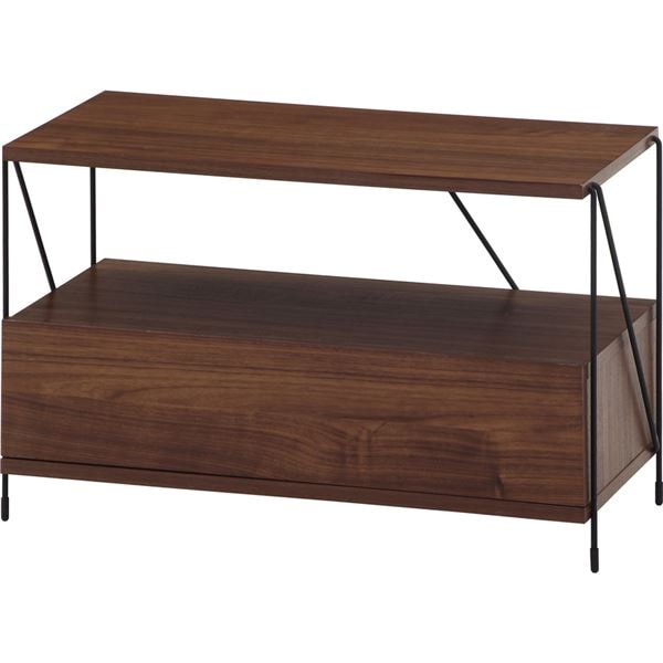 EZBOワイヤー TVラック MBR ミドルブラウン 組立式