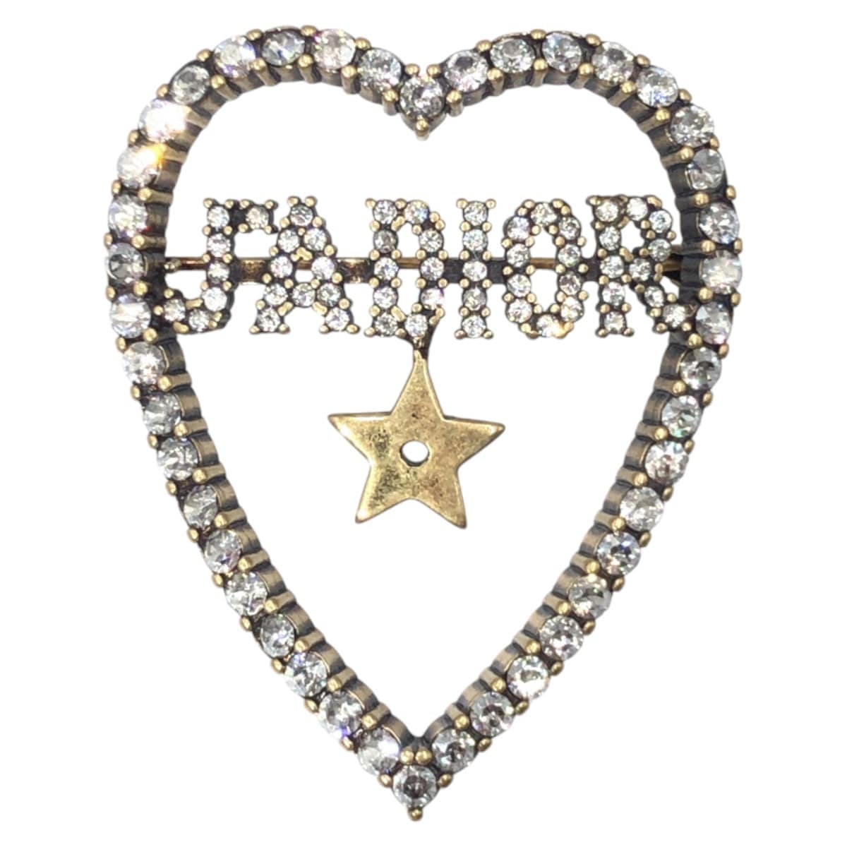 美品 Christian Dior J’ADIOR ラインストーン ゴールド メタル ブローチ レディース 408112 18,576円