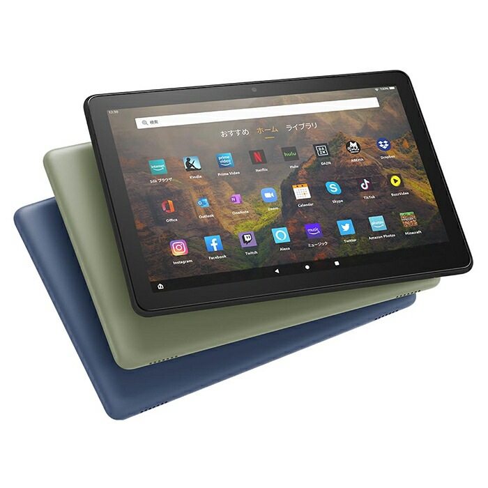 Fire HD 10 タブレット 64GB オリーブ 10.1インチHDディスプレイ