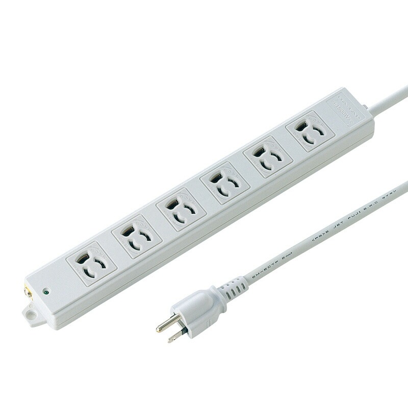 工事物件タップ 3P 6個口 3m TAP-KE6-3 6,603円