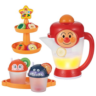 他サイト： バンダイ　BANDAI　それいけ！アンパンマン フルーツ！おやさい！ぜーんぶミックス！アンパンマンおしゃべりミキサーの商品画像