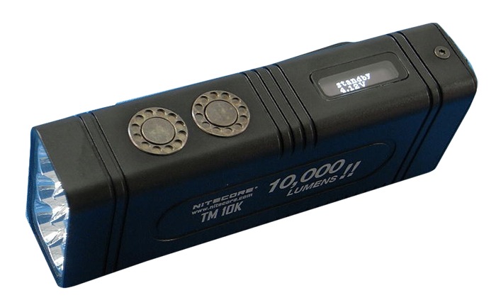 フラッシュライト 充電式 タイニーモンスター 10000ルーメン TM10K 懐中電灯 タクティカル 小型 ミリタリー LED ハンディ ライト 護身 用品 防災