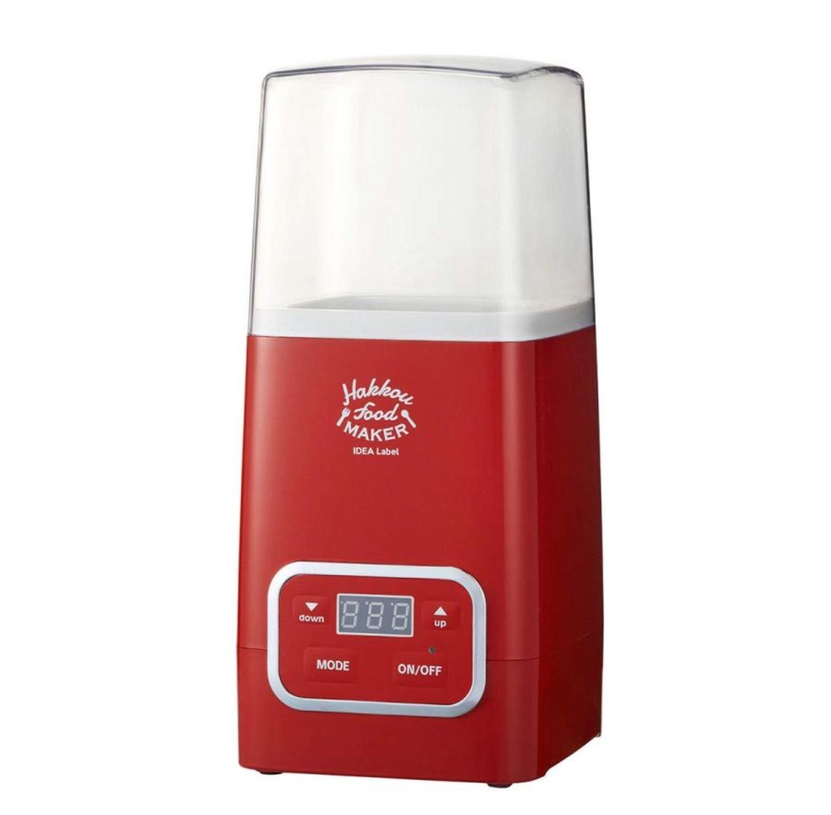 ブルーノ 発酵フードメーカー(ヨーグルトメーカー) レッド 　LOE037-RD