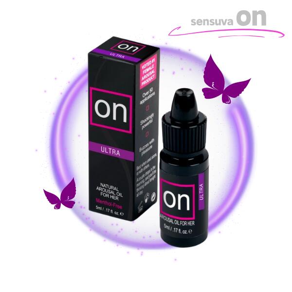 sensuva ターンオンハーウルトラ 5ml [5個セット] フェムケア フェム活 天然植物成 エッセンシャルオイル プライバシー アジュマ