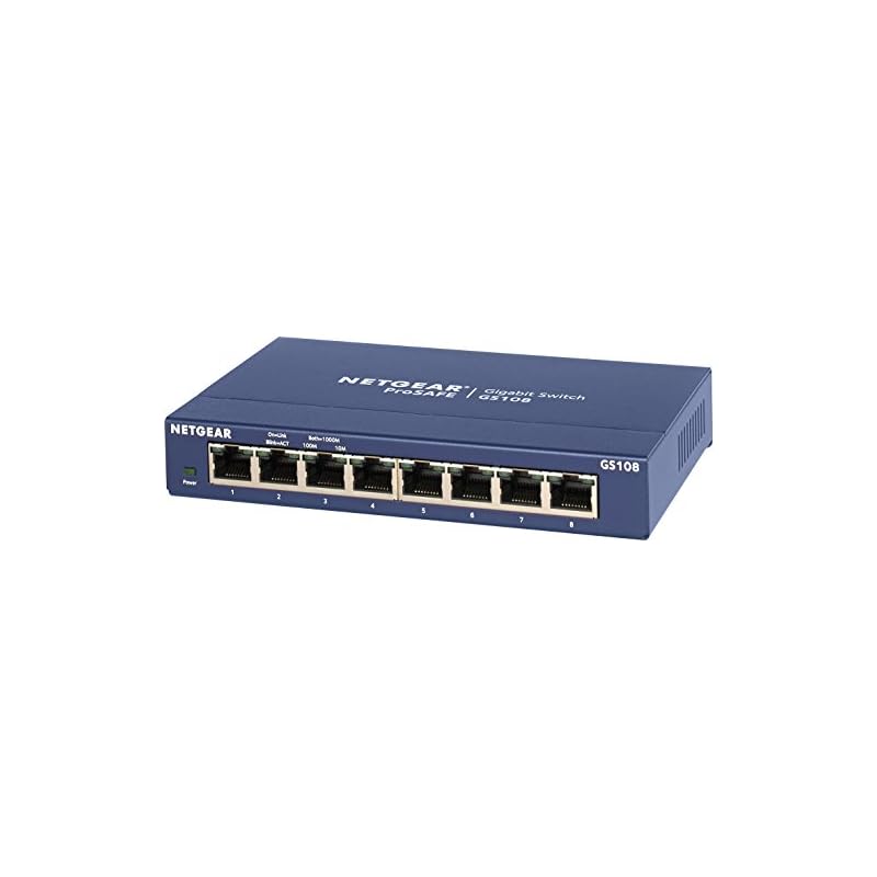 【正規品】 ネットギア NETGEAR スイッチングハブ 8ポート 1G 金属筐体 静音ファンレス リミテッドライフタイムハードウェア保証 アンマネージスイッチ GS108-400JPS