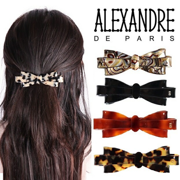 アレクサンドルドゥパリ バレッタ ALEXANDRE DE PARIS AA8-6805-05 ヘアーアクセサリー ループリボン CLASSIQUE レディース アクセサリー BARRETTE ヘアク