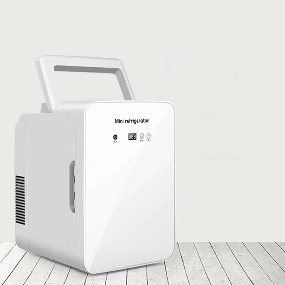 車と家庭の両方での使用 12L車の冷蔵庫 新品12L垂直サイドオープニングポータブルミニビューティー冷蔵庫