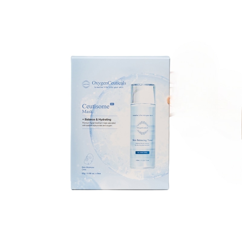 [シューティソームBHマスク] 1Box（6枚）7重ヒアルロン酸水分マスクオキシゼンシュチカルズ