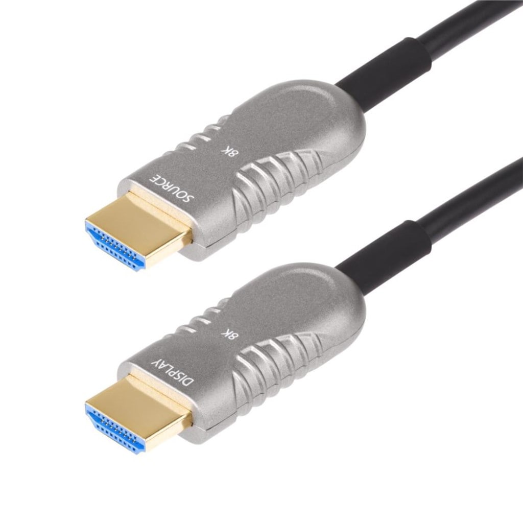 StarTech.com [8K-A-50F-HDMI-CABLE] HDMI 2.1ケーブル/光ファイバー/15m/8K60Hz 4K120Hz/プレナム定格/HDR10+ FRL TMDS eAR