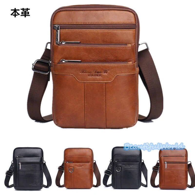 ショルダーバッグ 本革 メンズ 肩掛けバッグ 斜めがけバッグ 軽量 ショルダー 多収納 便利 おしゃれ 鞄 カバン