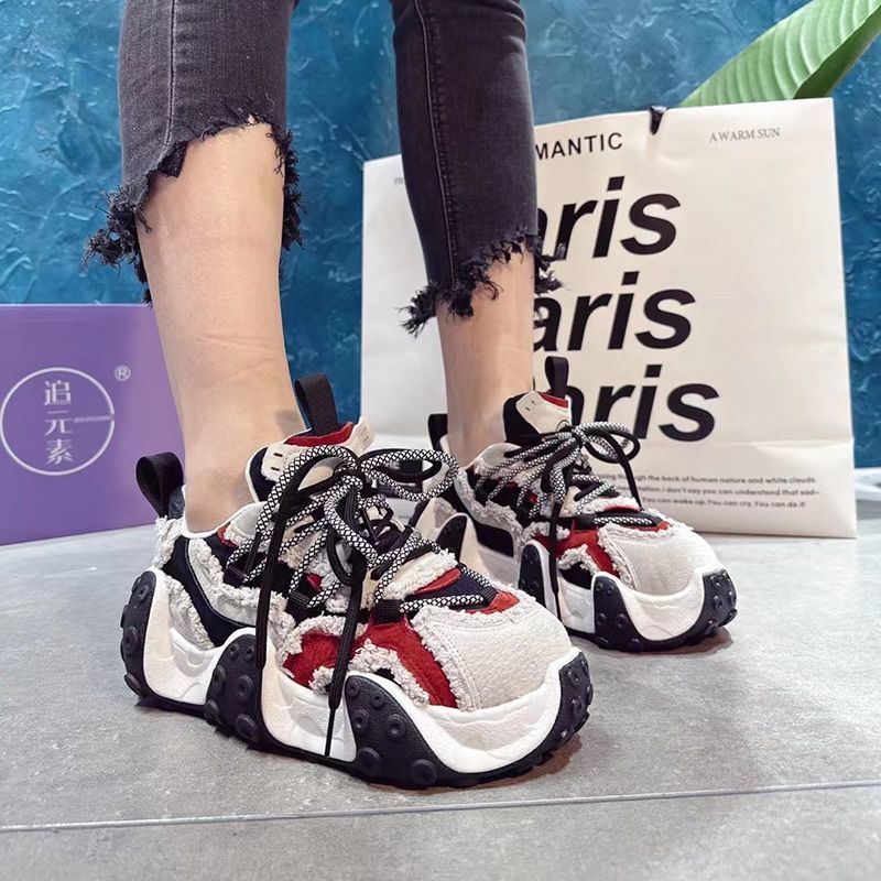 ロングブーツが復活！ スタイルアップ！ヒールパンプス 厚底シューズ 厚底スニーカー厚底シューズ スニーカー 厚底スニーカースニーカー美脚シューズ 運動