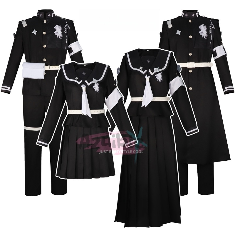 Azuiblc　HUNDRED LINE コスプレ衣装セット　ユニフォーム　澄野拓海・厄師寺猛丸・雫原比留子・飴宮怠美・蒼月衛人 完全再現イベント