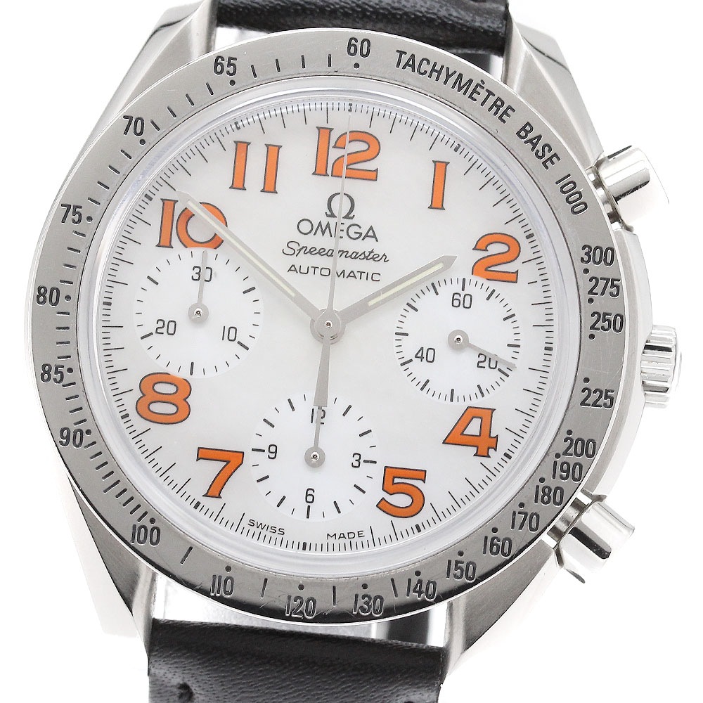 オメガ OMEGA 3834.78.38 スピードマスター リデュースド クロノグラフ 自動巻き ボーイズ _920764【中古】