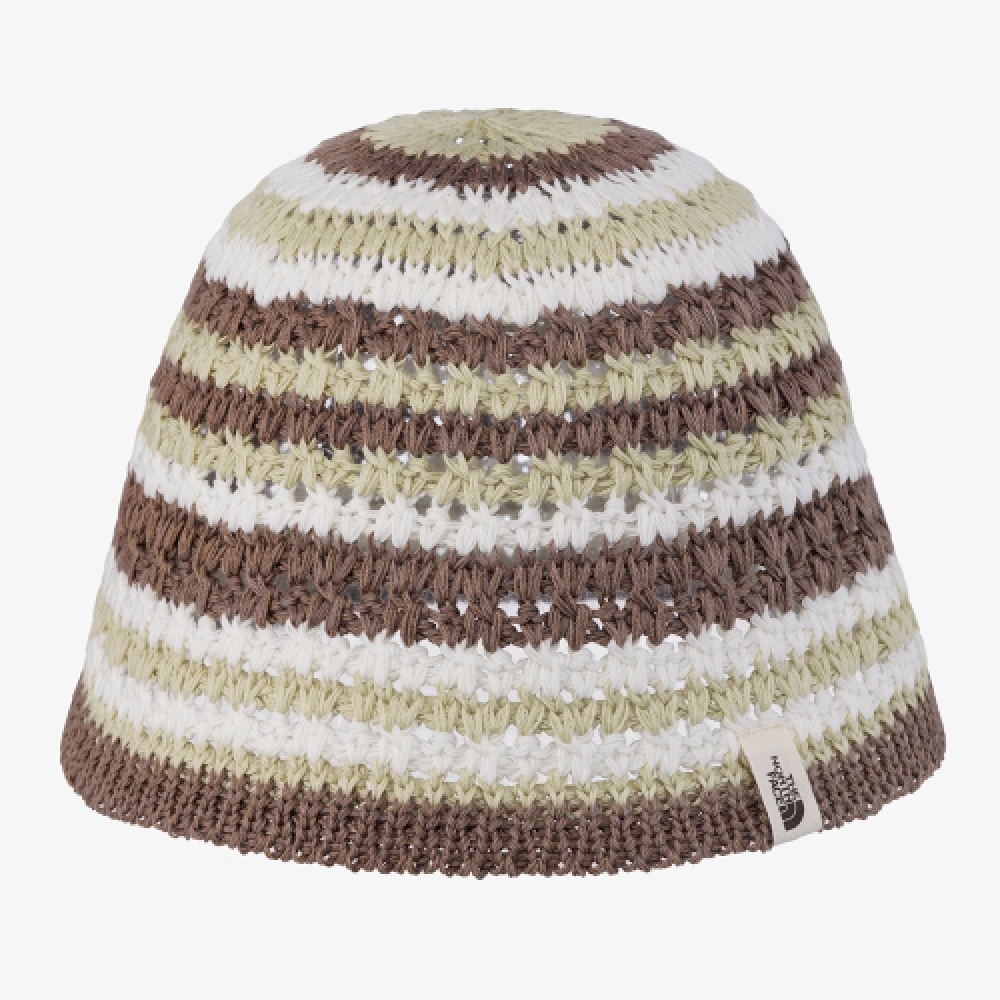 THE NORTH FACE ホワイトラベル レディース クロシェ バケット ハット_APPLE GREEN NE3HR03M