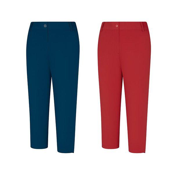 女性 夏 新伸縮トリコット 7分丈 登山パンツ 2492PK752W