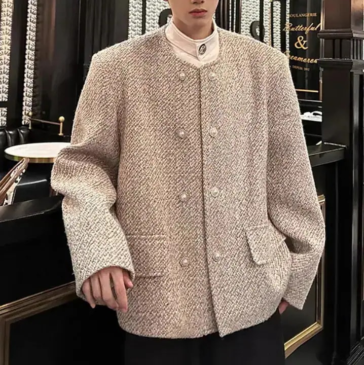 25新作ジャケット アウターの新作 韓国 ファッションメンズ 長袖 ジャケット通勤 J2