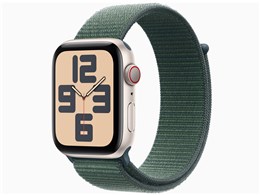 Apple Watch SE 第2世代 GPS+Cellularモデル 44mm MXGV3J/A [スターライト・レイクグリーンスポーツループ]