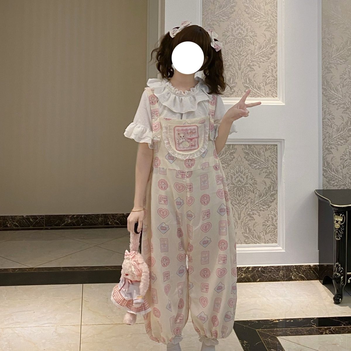 ロリータクッキーパリパリストラップスカート自由自在オリジナルロリータ可愛い甘妹日系優しい女の子少女の甘さメイド服 5,255円