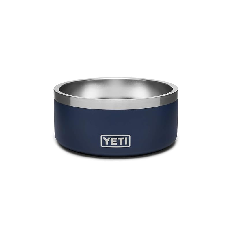 YETI (イエティ) Boomer 4 (ブーマー フォー) ステンレス製 滑りにくいドッグボウル 容量32オンス ネイビー
