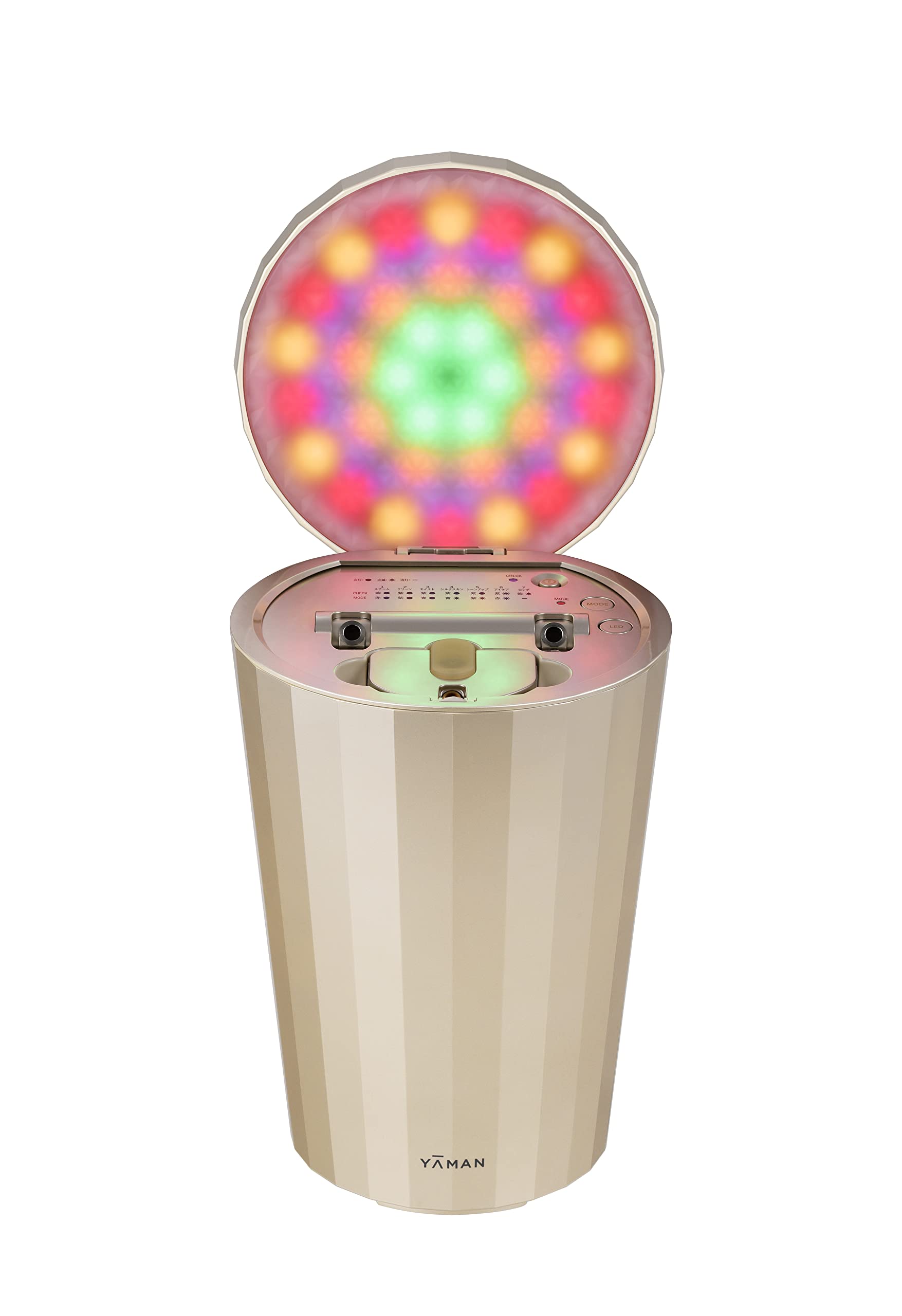 ヤーマン スチーマー フォトケア 美顔器 フェイススチーマー 美容 LED YJSB0N シャンパンゴールド