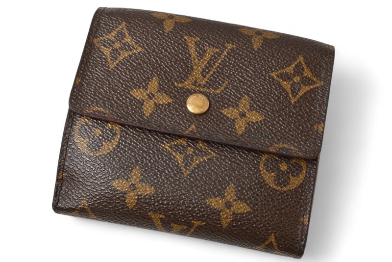 財布 モノグラム 折財布 ダブルホック/ポルトフォイユ・エリーズ モノグラム【中古】