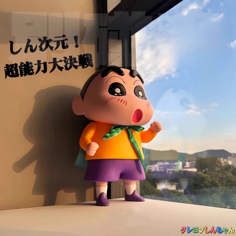 [限時優惠/最新デザイン]拾弐. クレヨンしんちゃんシリーズ劇場版超能力大決戦しんちゃんフィギュア置物プレゼント