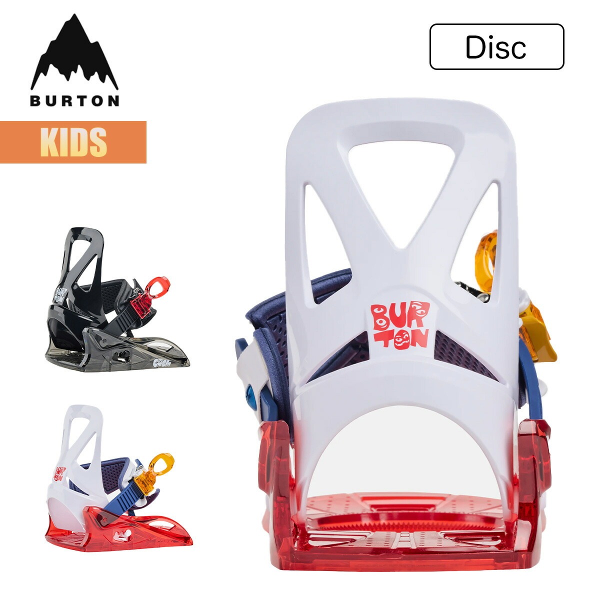 ビンディング キッズ 25-26 グロム ディスク W26JP-105771 Kids Grom Disc Snowboard Binding スノーボード バインディング 子供 こども
