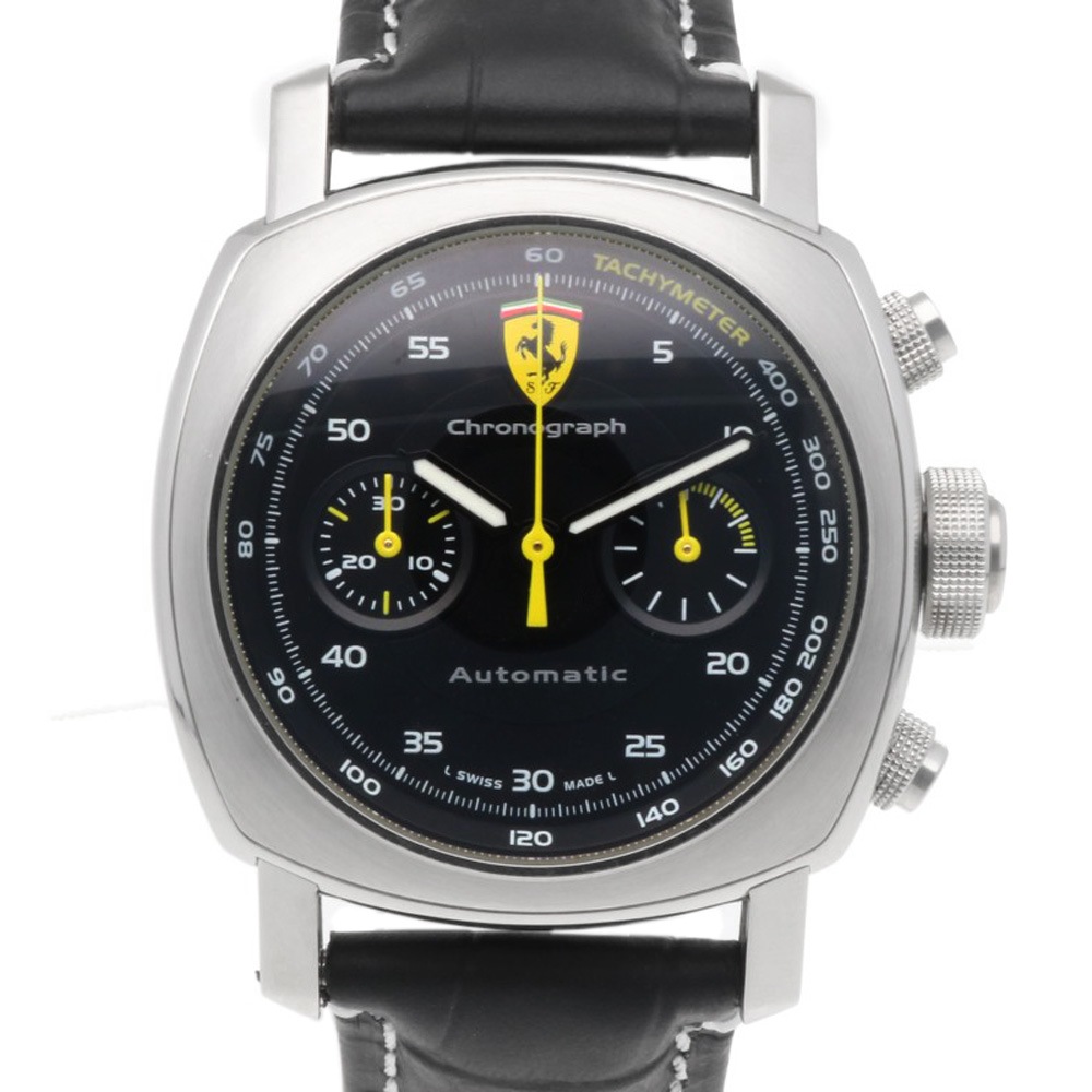 オフィチーネパネライ フェラーリ スクーデリア 腕時計 ステンレススチール FB374/500 自動巻き 1年保証 OFFICINE PANERAI 中古