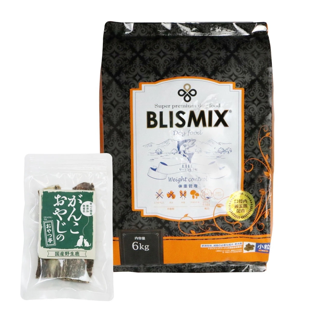 ドッグフード ライトウエイトコントロール 小粒 6kg 【国産鹿のスペアリブ ショートカット 2本入り付き】