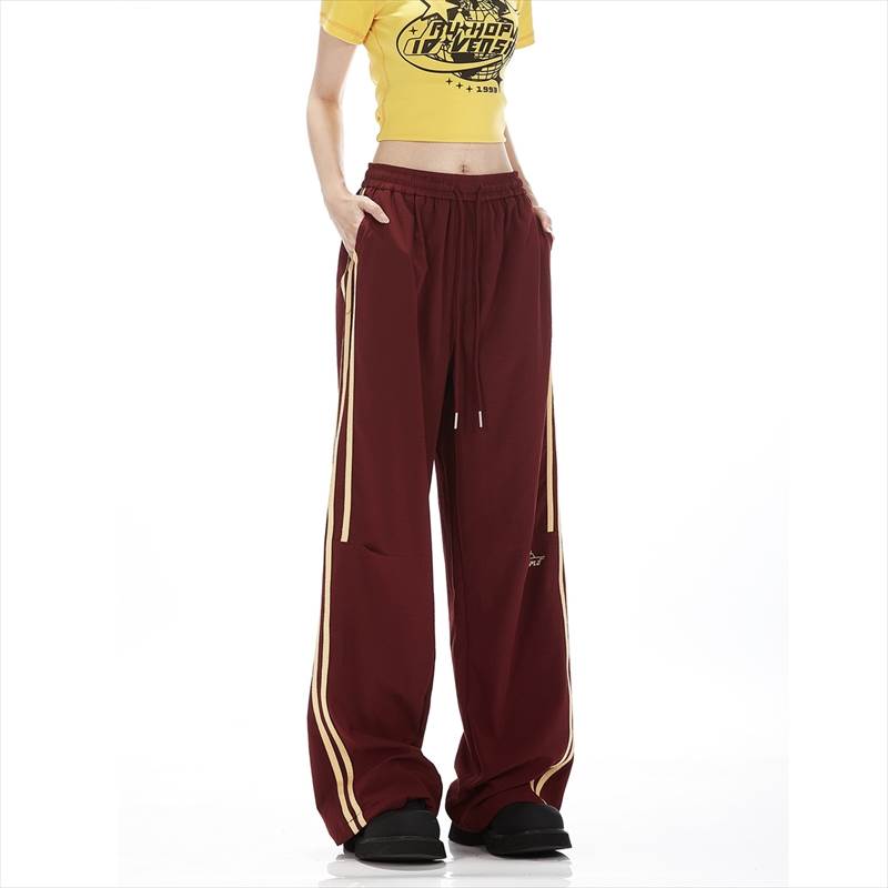 サイドラインワイドパンツ フルレングスパンツ レディース パンツ ボトムス ライン入り フルレングス ロングパンツ ワークパンツ ワイドパンツ カーゴパンツ チノパンツ スラックス ストレート オーバ