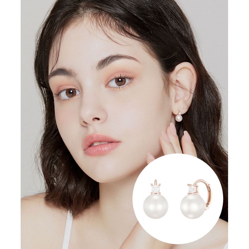 ジェスティーナベーシックパーリナ 14K イヤリング (JJP1EI3BS205R4000)