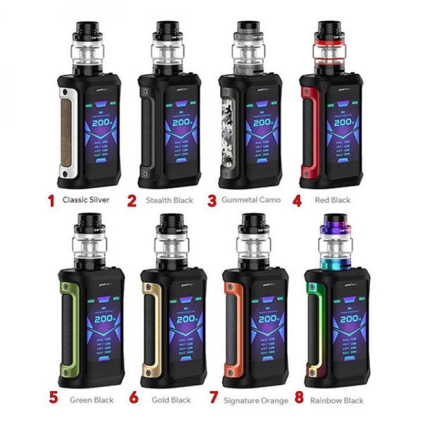 ギークベイプ イージスエックス ボックスモッドキット Geekvape Aegis X 200W 5.5ml 防水 耐レインボー