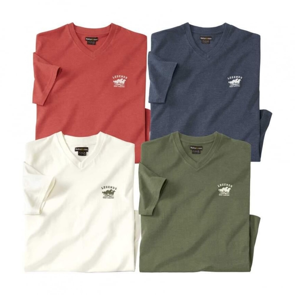 (英国より直送) アトラスフォーメンズ T シャツ (4枚入り) 5,642円