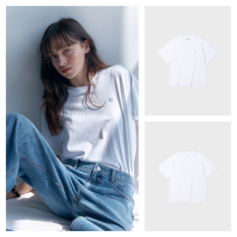 【LOW CLASSIC】 ORGANIC Lc BASIC T-SHIRT : WHITE 8,680円