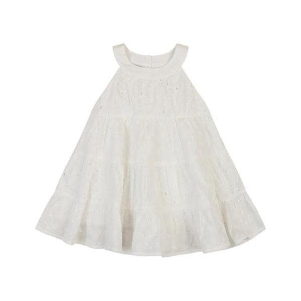 TC01 夏 ピュアシャイン ノースリーブワンピース(O/WHITE)_ 01T33405703 (E48733506)