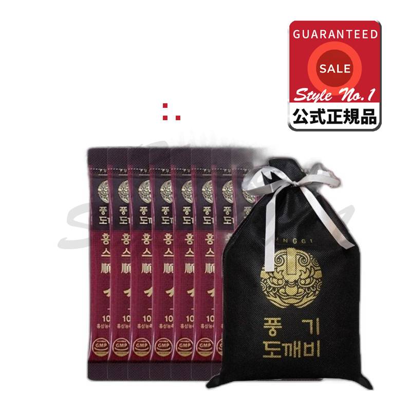風気鬼6年根紅参スティック純＋ポーチ10ml 300個