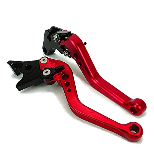 H113赤 ホンダ ブレーキ クラッチレバー 6段階調整 ショート CB400SF レブル250 N