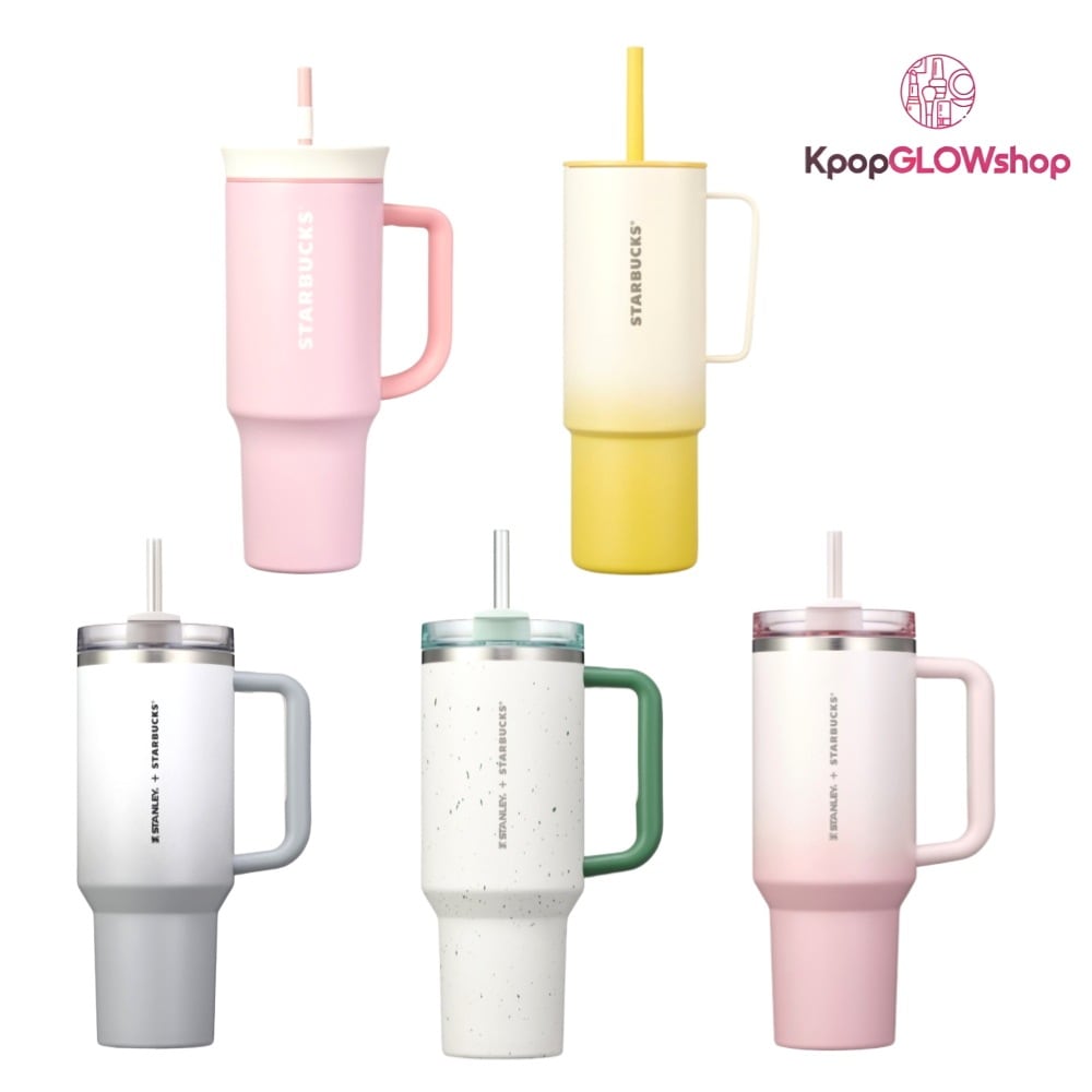 [韓国 公式正規品] SSスタンレー フラワーマーケット タンブラー 大容量 コールドカップ