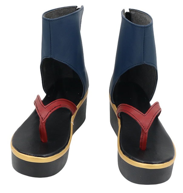 コスプレ靴 三毛縞 斑 みけじま まだら あんさんぶるスターズ! 変装用 下駄 シューズ 長靴 コスプレ クリスマス ハロウィン