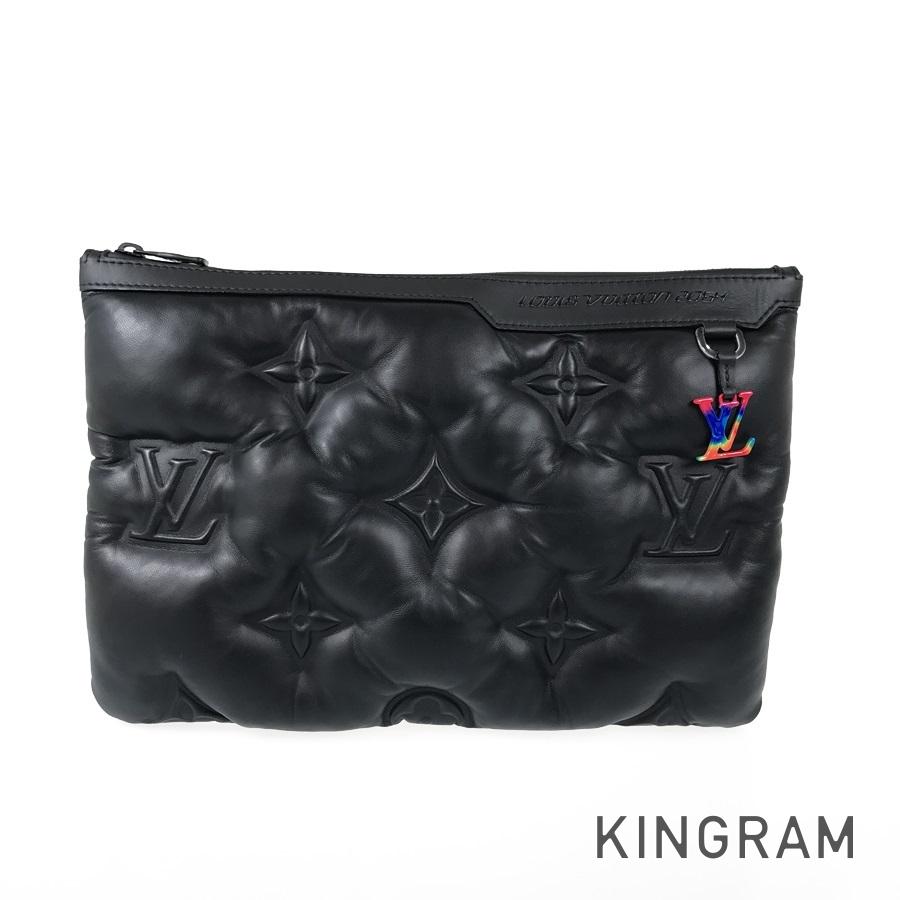 モノグラム エンボス ポシェット A4 M68775 クラッチバッグ 【中古】