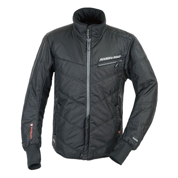 Ｒ＆Ｒ ＷＧ プリマロフト チタンインナージャケット カフツキ ＢＬＬサイズ RR7995BK/GYB4