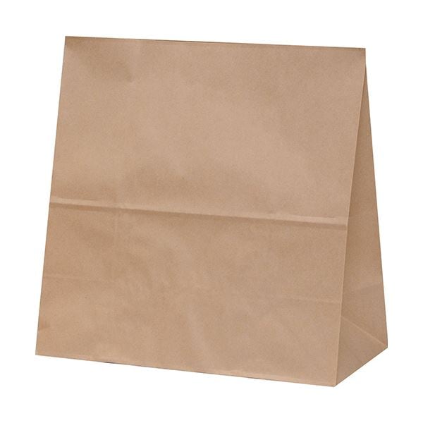 （まとめ） パックタケヤマ角底袋 未晒 無地 H1000 XZT00397 1パック（100枚） (×3セット)